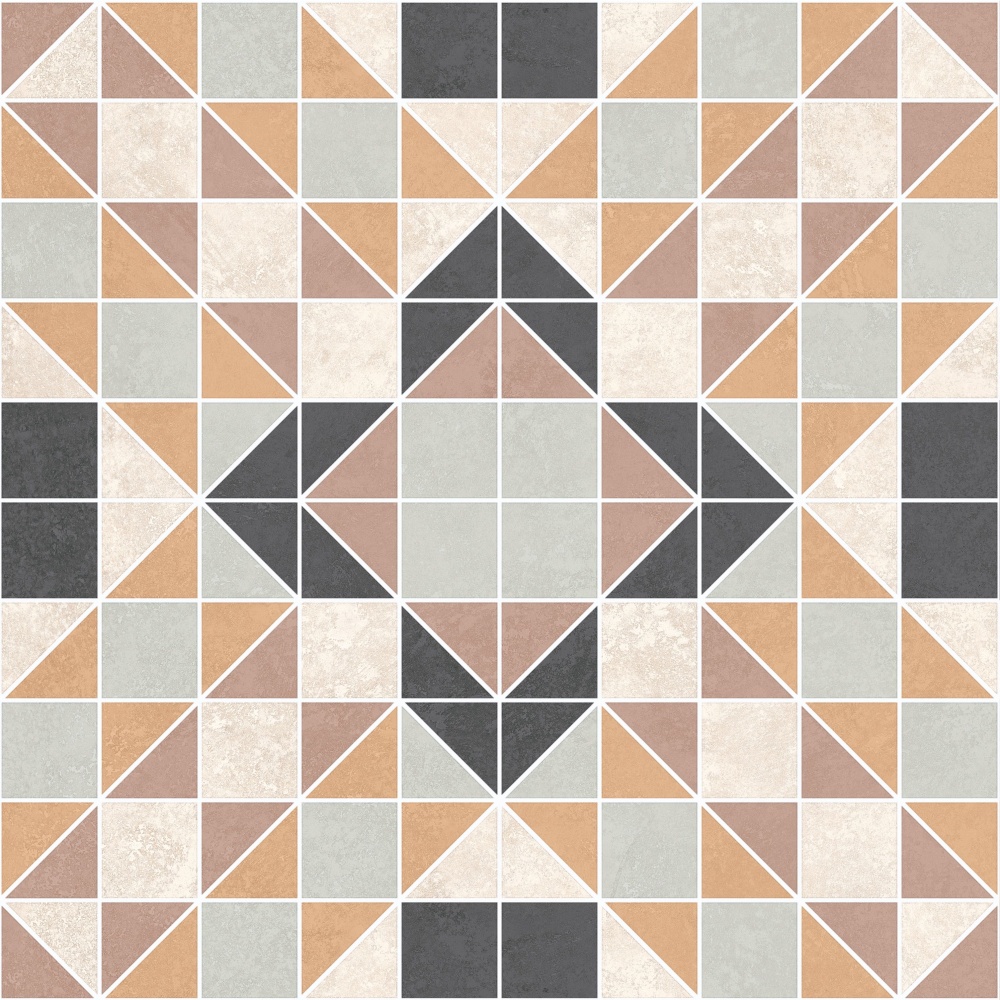 Плитка Allore Group Kompas Mosaic 45 F\DEC P NR Mat 47х47 см