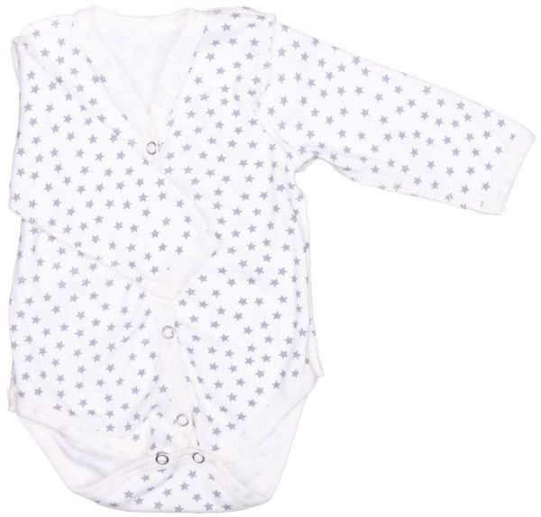 Боди Bambinelli серая звездочка р.68 белый с рисунком 