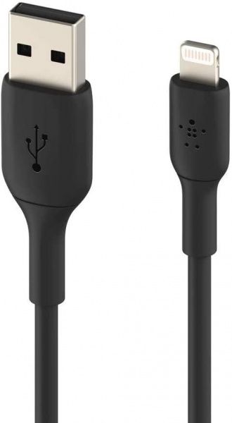 Кабель Belkin Lightning – USB 3 м чорний (CAA001bt3MBK) 