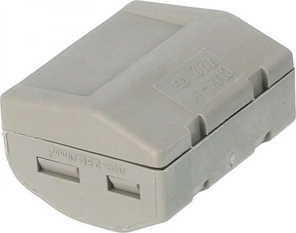 Колодка клемна E.NEXT e.lc.pro.pl.5 з натискним важелем 5 шт./уп. сірий 