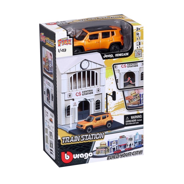 Ігровий набір Bburago City Залізнична станція 1:43 18-31505