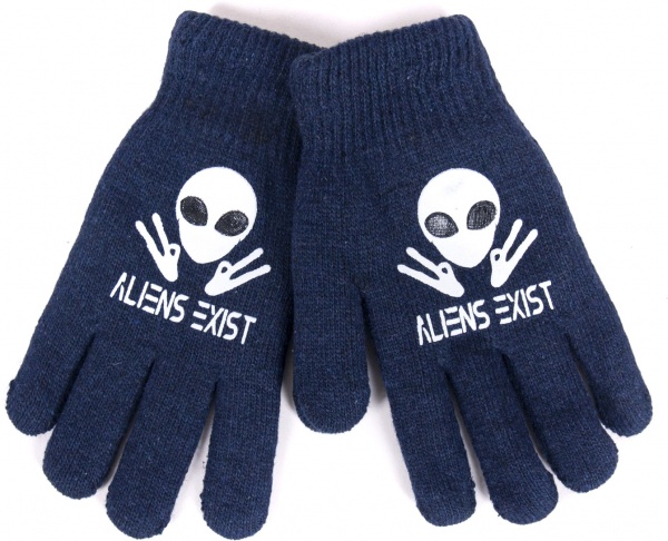 Варежки YO! р.20 синий 