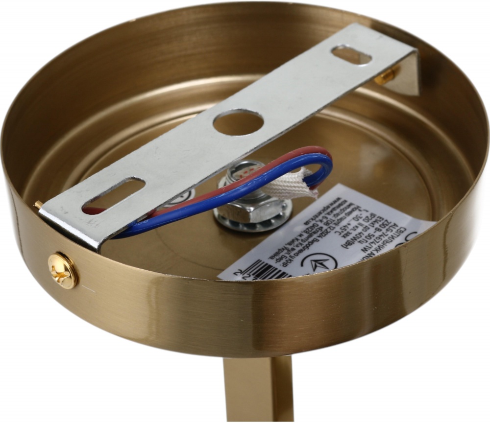 Светильник настенный Sensio Andromeda 1x40 Вт E14 золото/черный ALG-74674/1W