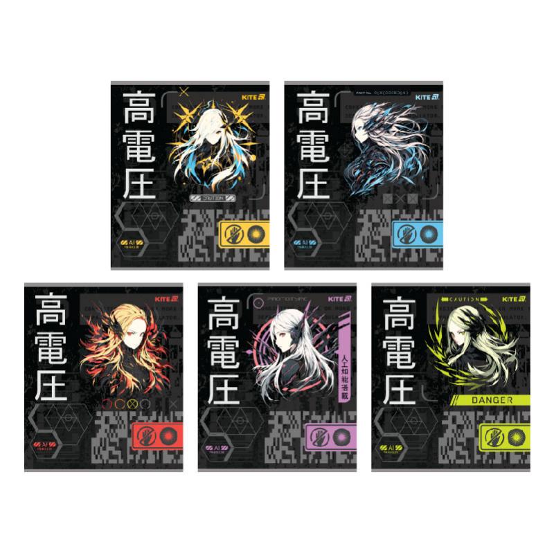 Тетрадь 24 лист. линейка Anime K25-239 KITE