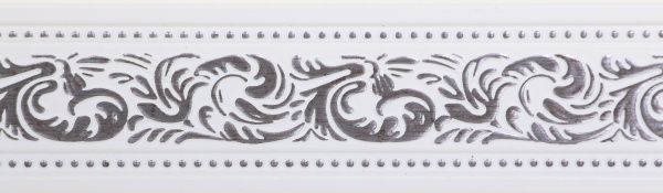 Молдинг Frame Miga 156-114 белый с серебром 2400x50x11мм 