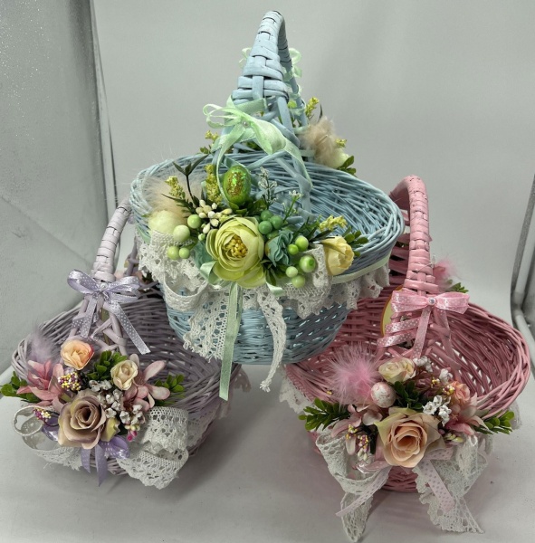 Корзинка пасхальная MISLT 21х25х23 см в ассортименте Basket-11 