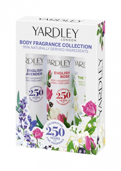 Набір подарунковий для жінок Yardley Дезодорант 3x75 мл