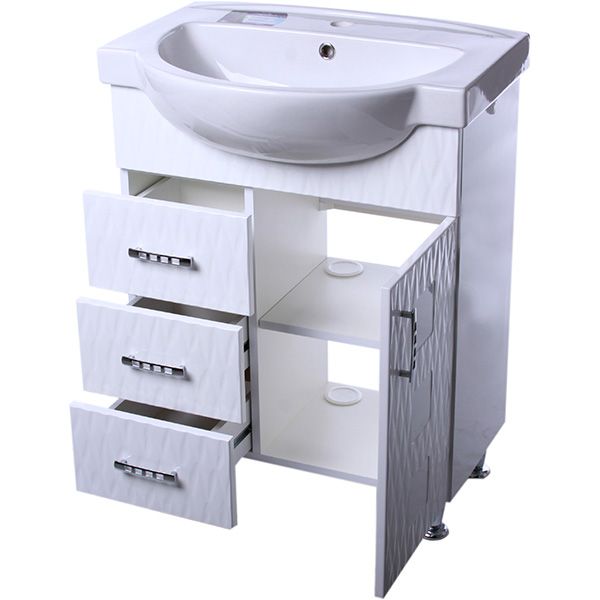 Тумба підлогова Aqua Rodos Ассоль 65 з умивальником Акцент