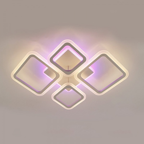 Люстра светодиодная Luminaria 5x75 Вт белый OVAL RGB 75W 5S APP 