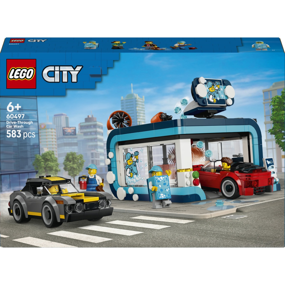 Конструктор LEGO City Тоннельная автомойка 60497 — фото 1
