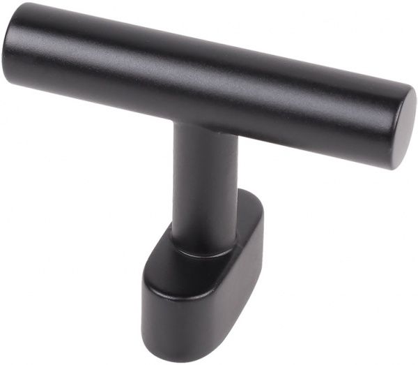 Меблева ручка 36311 16 мм чорний матовий Ferro Fiori L 0580.16