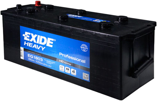 Аккумулятор автомобильный EXIDE Start PRO 6СТ-180 (EG1803) 180А 12 B «+» справа