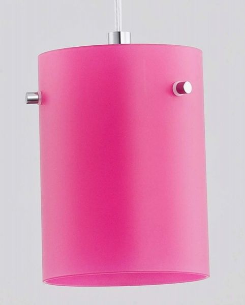 Люстра підвісна ALFA Tedy L 1x60 Вт E27 рожевий 9154 