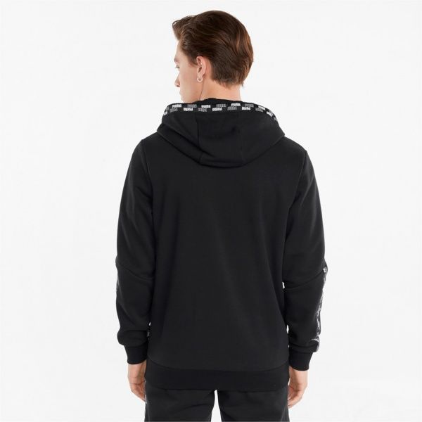 Джемпер Puma PUMA POWER FZ Hoodie 58939601 р. XL чорний