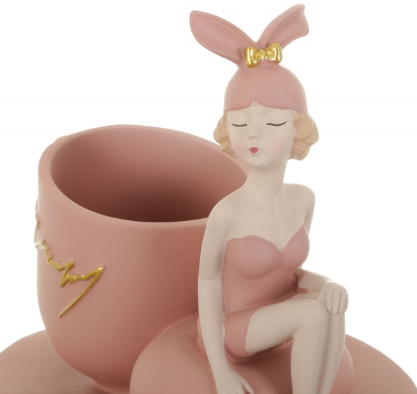 Статуетка Винна чарка рожева