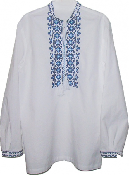 Вышиванка для мальчиков Эдельвика р.152 белый 61-20/09 