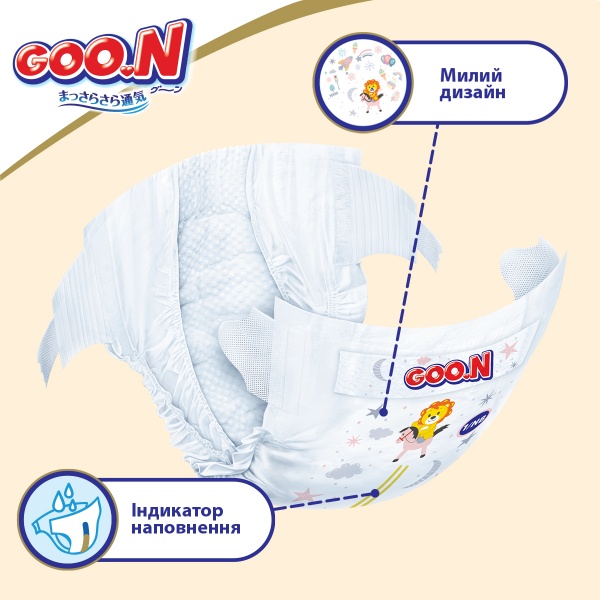 Подгузники Goon Premium Soft для новорожденных до 5 кг (1 (NB) 72 шт.