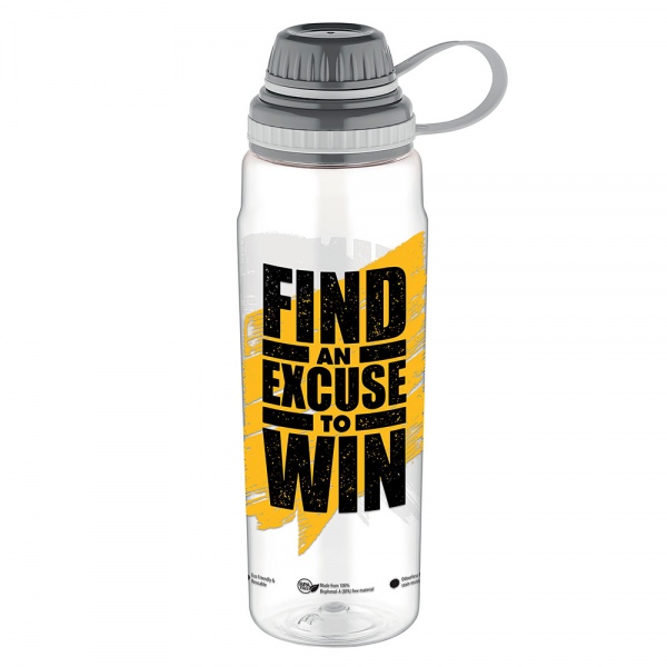 Пляшка для води Ege 800 мл GT-G-912069 сіра Gusto