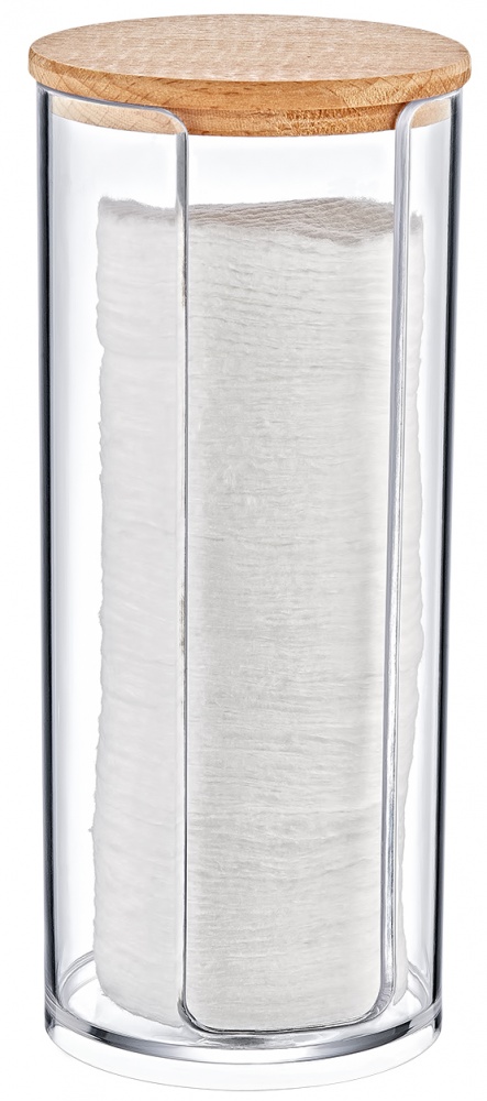 Органайзер BoxUp Циліндр великий під ватні диски FT-203 прозорий