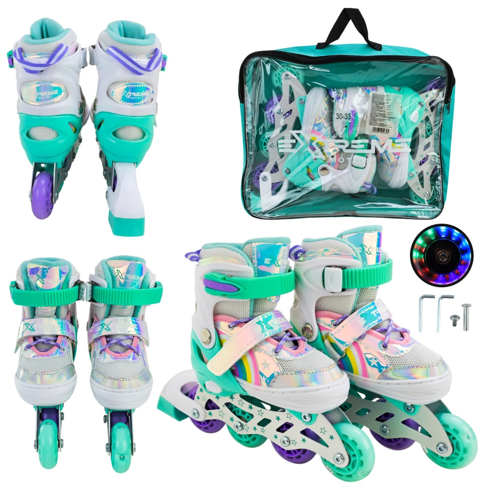 Роликові ковзани Shantou Extreme Motion RL25430 р. 30-33 в асортименті