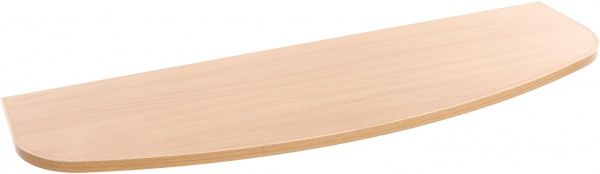 Полка ДСП радиусная 800x250 мм бук 