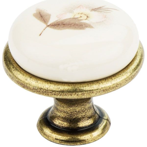 Меблева ручка DG 197 AB/MLK латунь DC