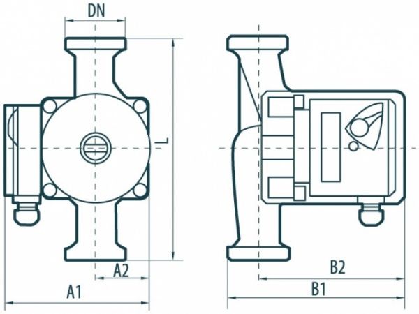 Циркуляционный насос Насосы плюс оборудование BPS 25-4-180