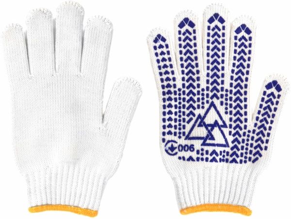 Рукавички MasterOK MASTER-80Т трикотажні з покриттям ПВХ крапка XL (10)