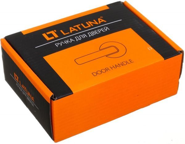 Ручка дверна Latuna на розетці без замикання 62 мм латунь
