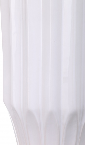 Ваза керамічна біла Smoothed 12,5х21 см