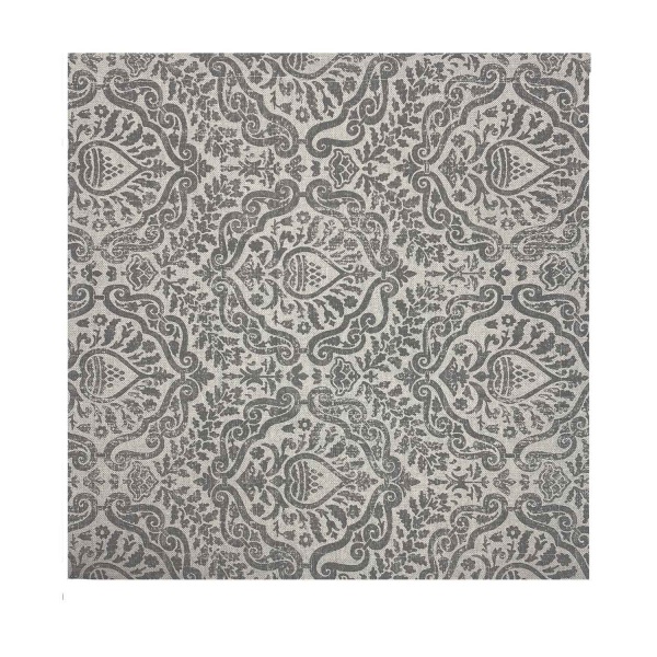 Серветка La Nuit PERLA Вензель срібло 40x40 см 