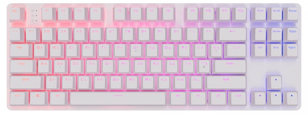 Клавіатура ігрова Dark Project KD87A Mech. g3ms Sapphire ENG/UA (DPO-KD-87A-100300-GMT) white 