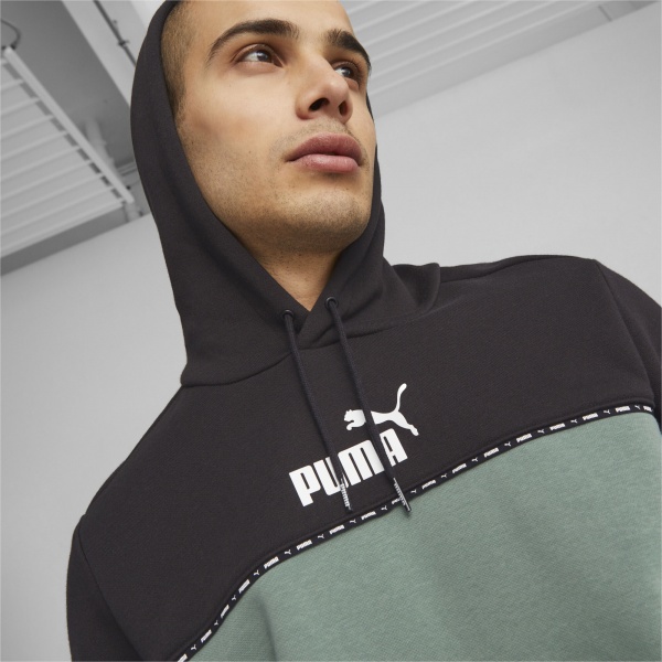 Джемпер Puma ESS BLOCK X TAPE HOODIE FL 67334244 р.XL зелений