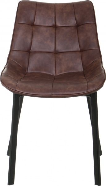 Стілець обідній Тренто чорний/коричневий