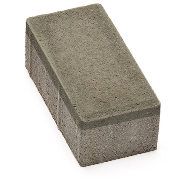 Плитка тротуарна Бруківка 200x100x60 мм оливка