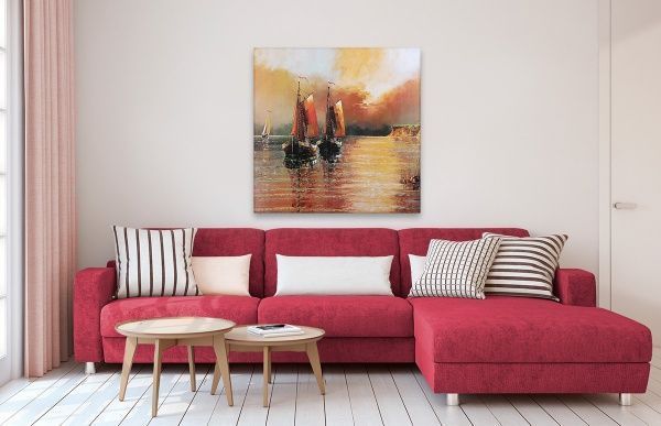 Репродукція Ships 80x80 см 