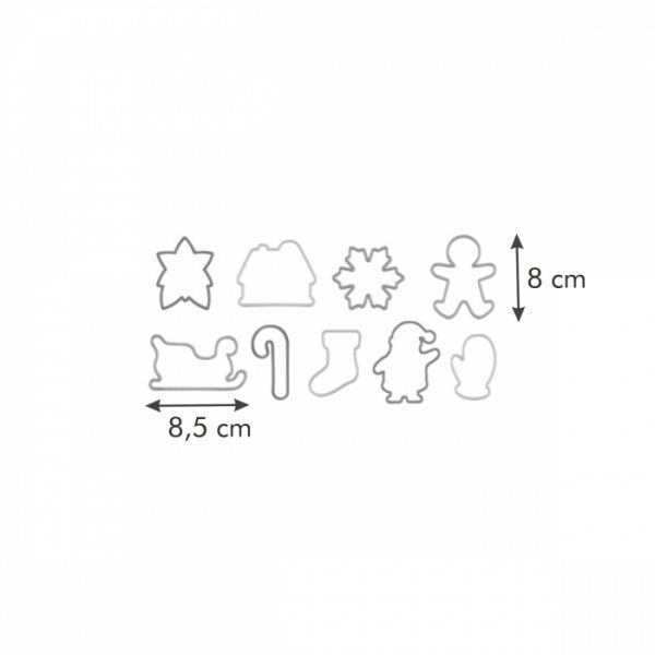 Набор форм для вырезания печенья Delicia 630901 Tescoma
