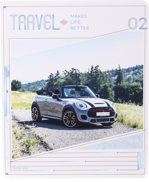 Зошит шкільний уф-лак 48 аркушів у лінійку в асортименті Мрії збуваються