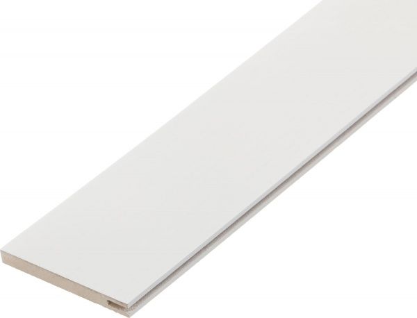 Доборная планка Terminus 2050х100х10 мм телескоп ясень белый