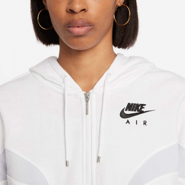 Джемпер Nike W NSW AIR FLC GX FZ HOODIE DD5447-100 р. OS білий