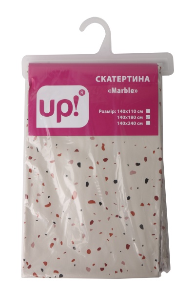 Скатерть Marble 140x180 см бежевый с рисунком UP! (Underprice) 
