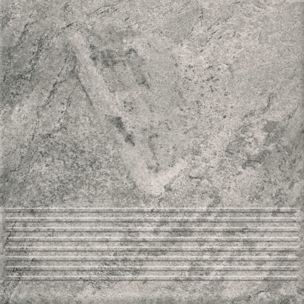 Клинкерная плитка Mattone Pietra Grafit Stopnica Prosta 30x30 (1,17) Ceramika Paradyz