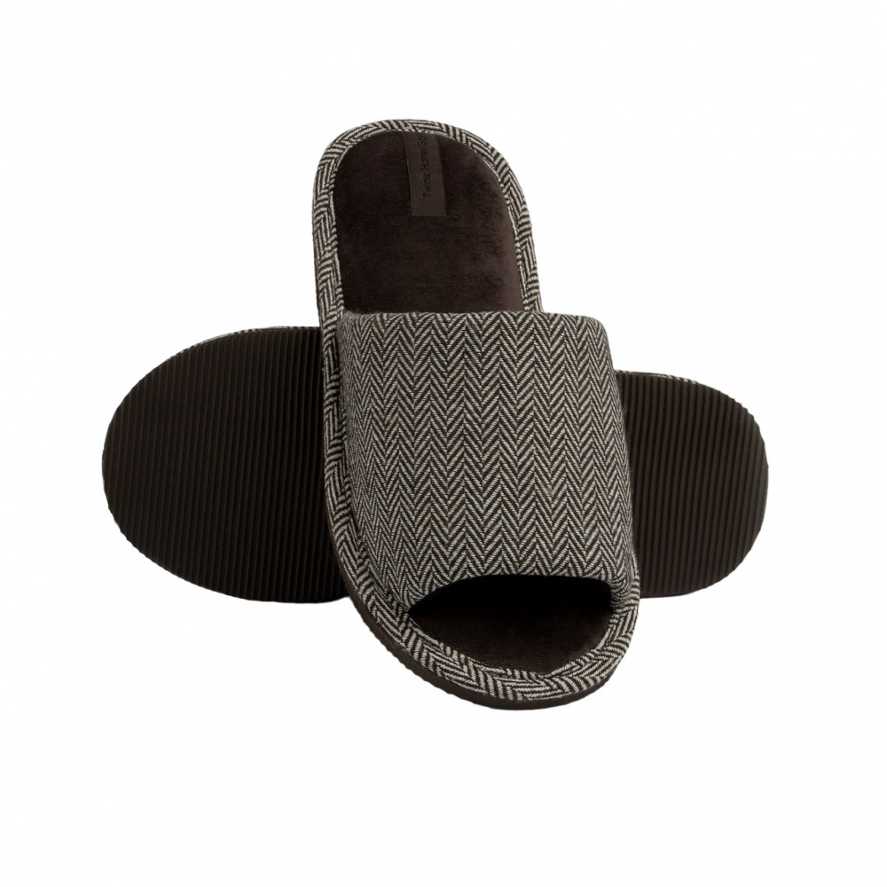 Тапки домашние Twins VL елка 12619 р.42/43 коричневый