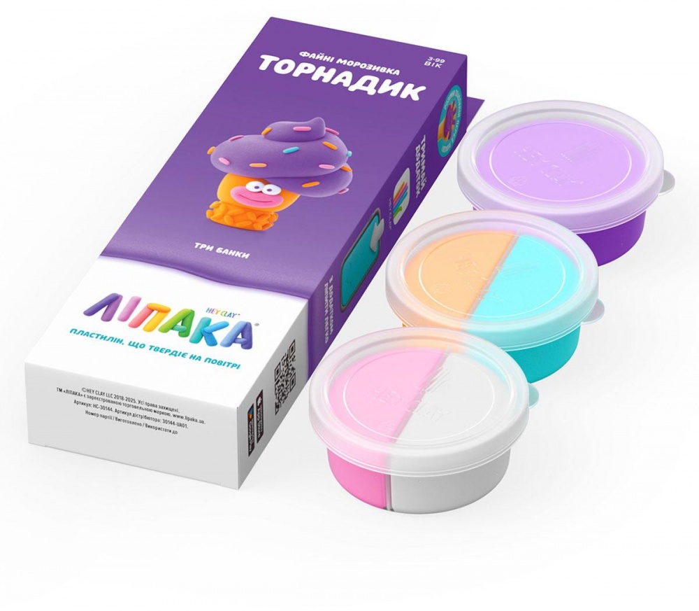 Набір пластиліну Lipaka Файні морозивка Торнадик 30144-UA01