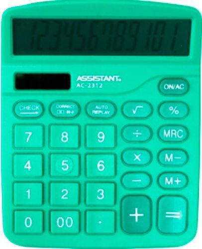 Калькулятор АС-2312 green Assistant
