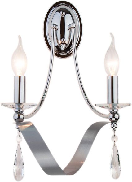 Бра Strotskis Adelia 2x60 Вт E14 хром 60064/2 