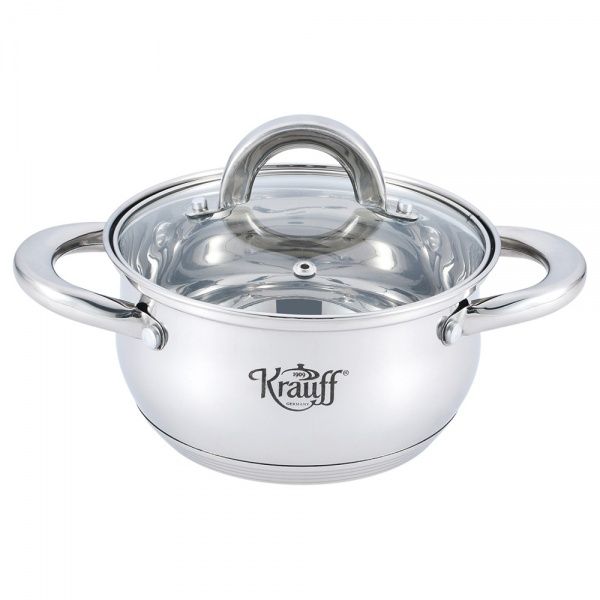 Кастрюля с крышкой Steil 1,5 л 26-238-017 Krauff