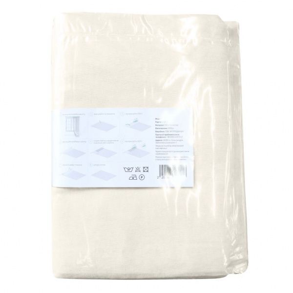 Штора Moda 200х268 см кремовый Decora textile