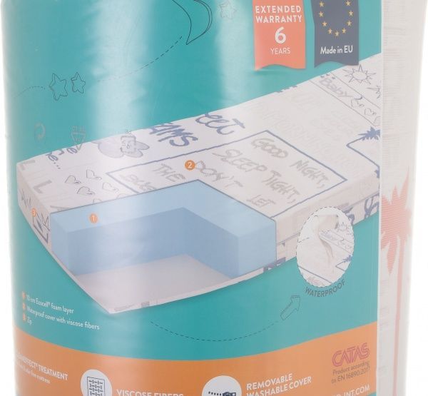 Матрас Dormeo 120x60x10 розовый 110053314 