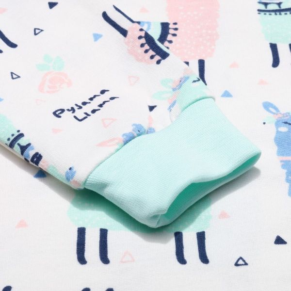 Піжама для дівчаток Татошка р.116 білий із блакитним 102202 